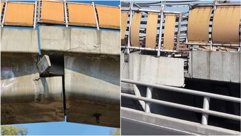 Así luce el desnivel en