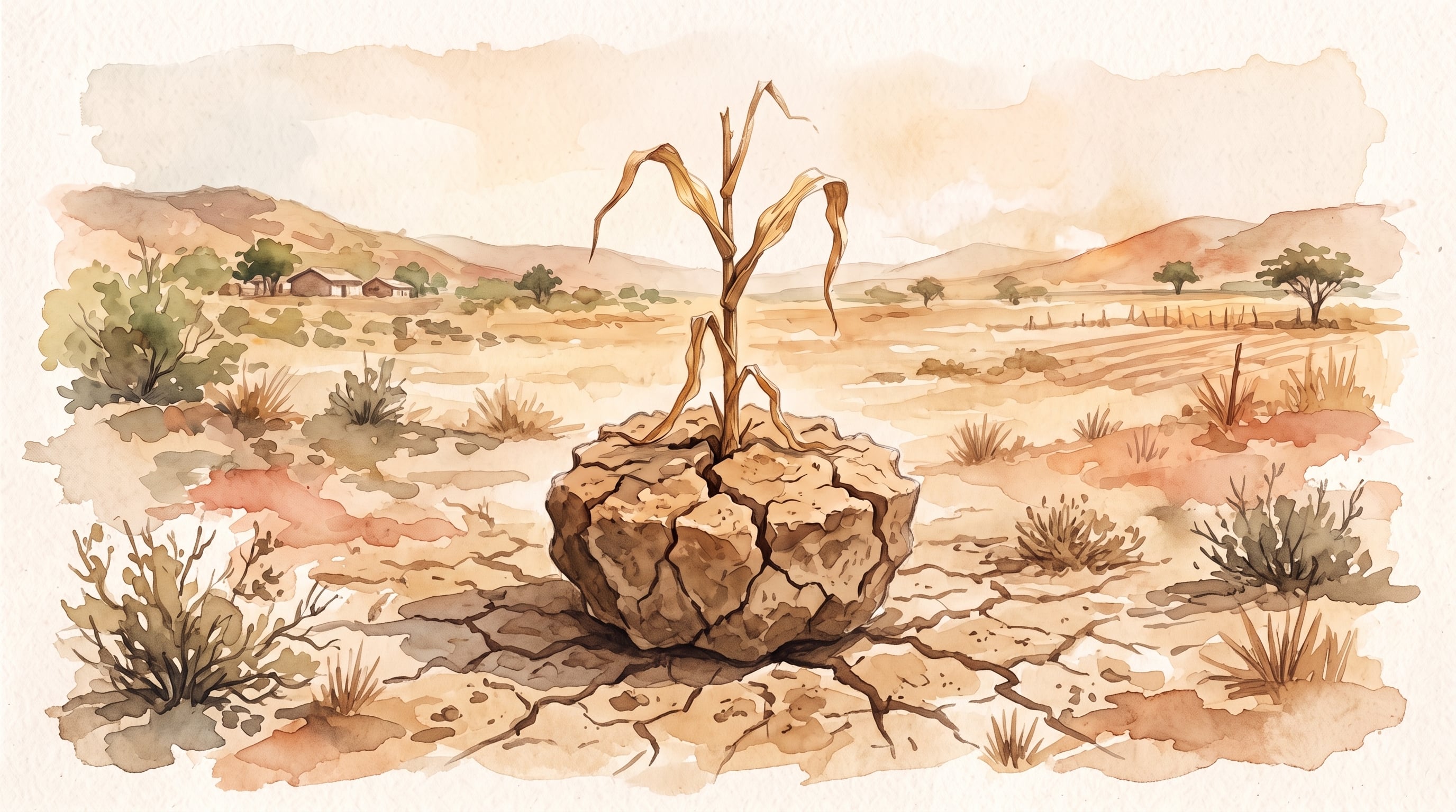 Fenómenos climáticos como El Niño afectan la producción agrícola y la subsistencia en el Corredor Seco. (Imagen Ilustrativa Infobae)