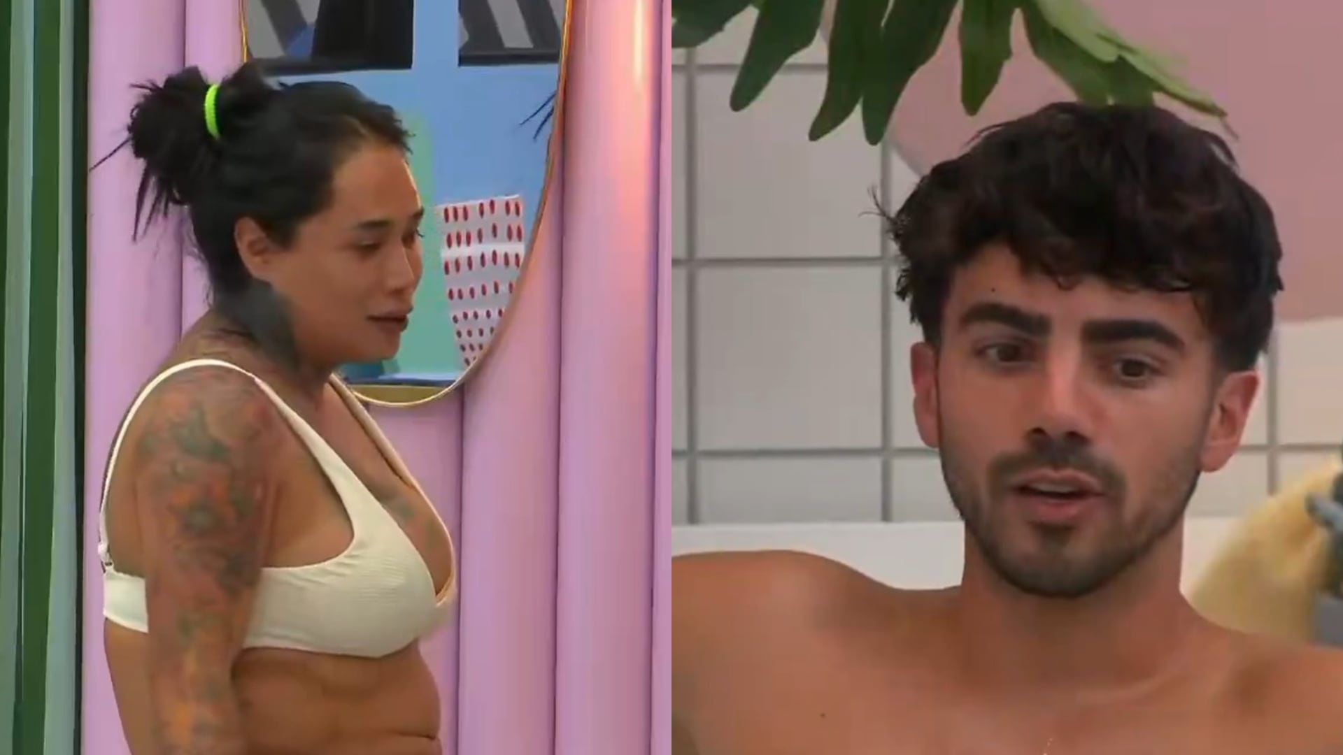 Karina abrió su corazón y contó su vida amorosa a Fede (Televisa)