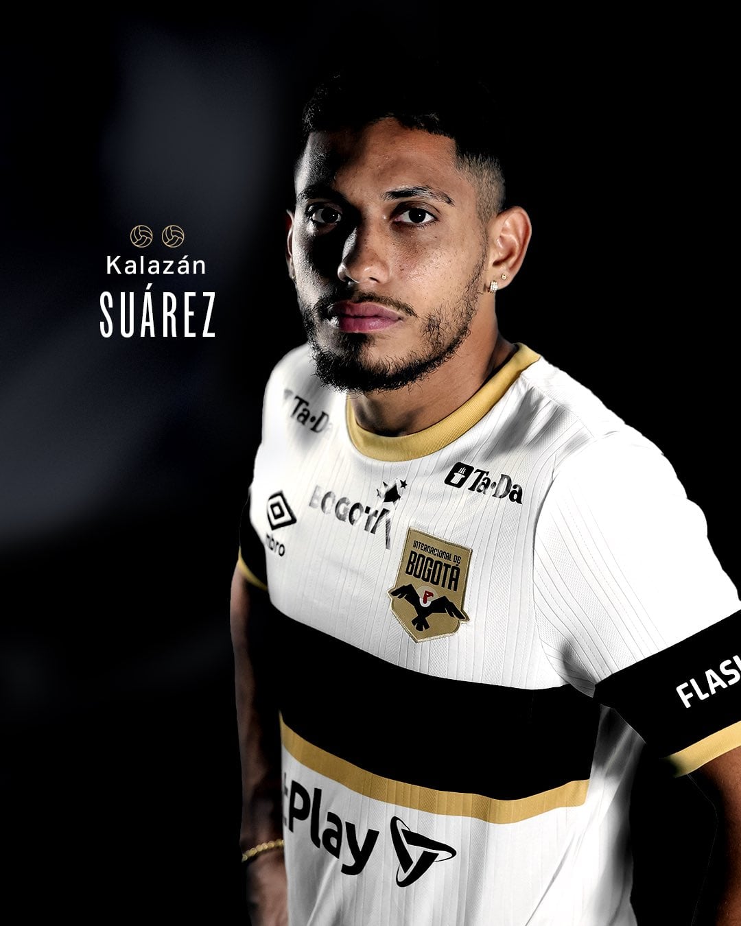 Kalazán Suárez, novo jogador Inter de Bogotá - crédito Internacional de Bogotá