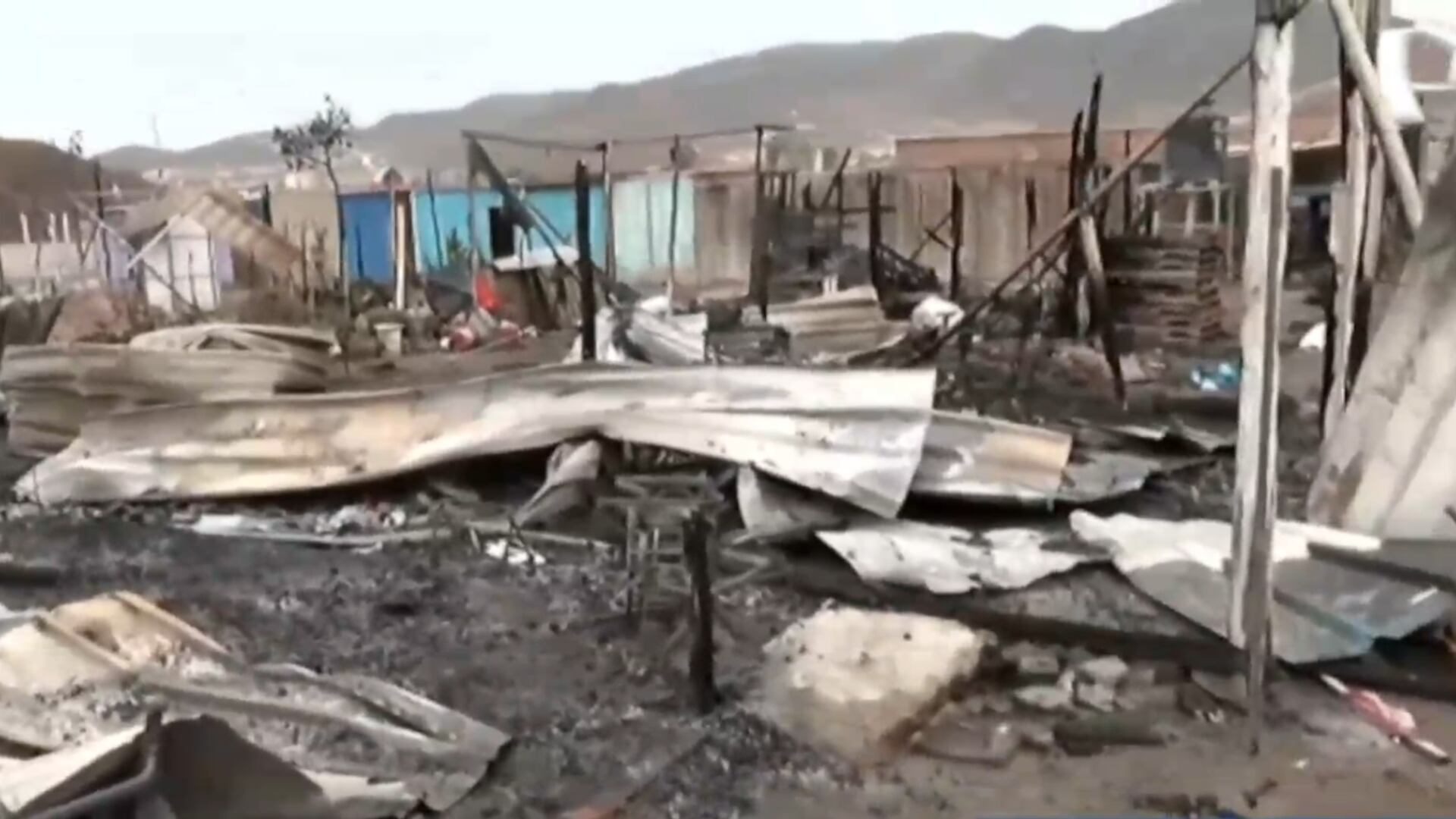 Las familias fueron atacadas durante la madrugada. - Foto: Captura de Video