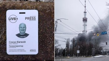 periodista muerto en el ataque a la torre de tv en kiev