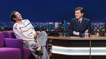 Quim Gutiérrez y Marc Giró en 'Cara al show'. (RTVE)