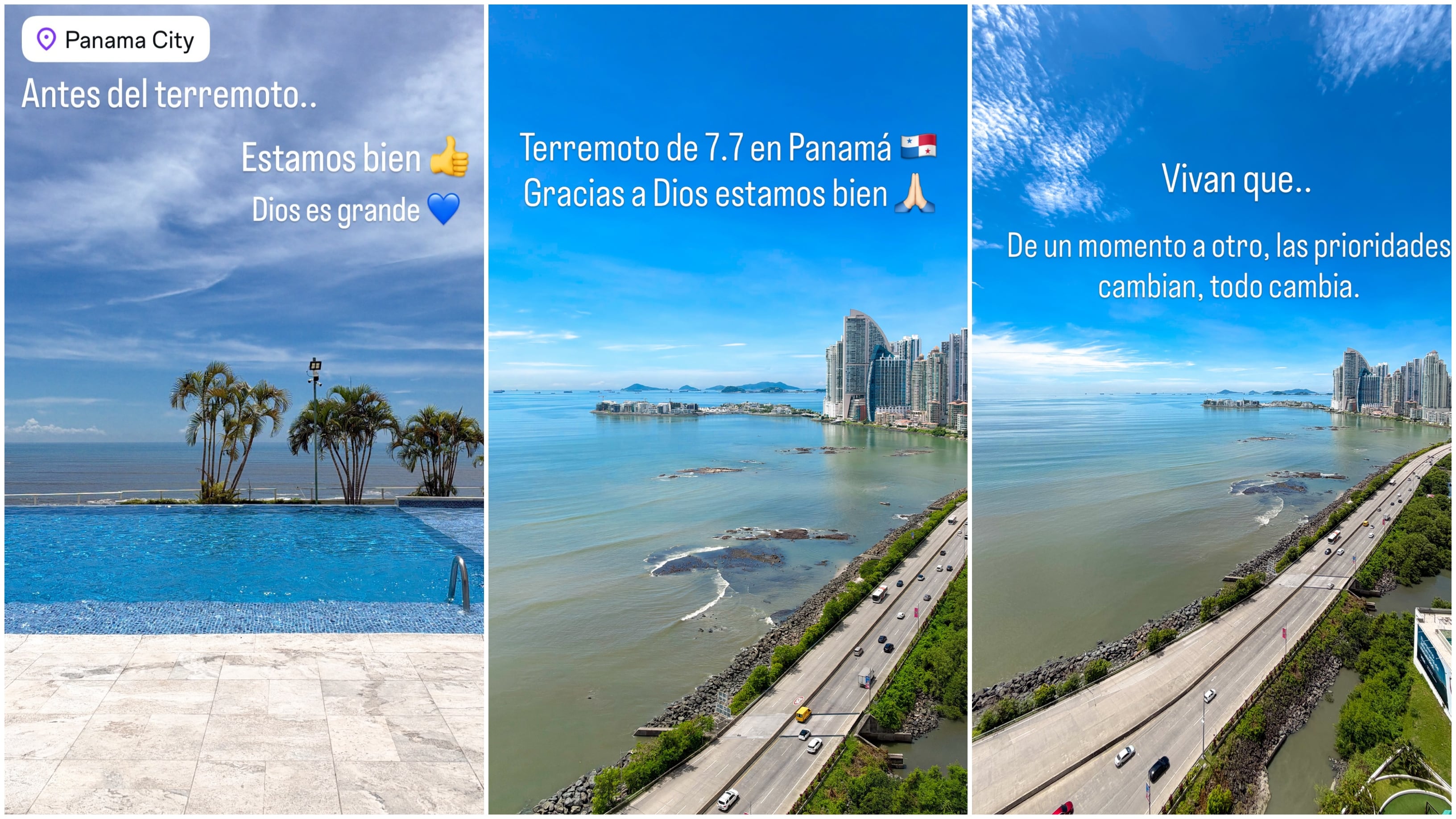 El exparticipante de Gran Hermano Martín Anchorena comunicó a través de sus redes sociales que resultó ileso tras el sismo en Ciudad de Panamá.