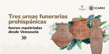 Dos de las piezas están asociadas a la cultura Tayrona y una a la Tamalameque, y hacen parte de las 1.017 piezas arqueológicas repatriadas desde 2022- crédito Ministerio de Cultura