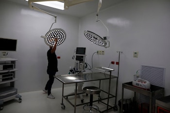 El centro veterinario realiza entre 60 y 80 cirugías diarias en cuatro quirófanos con servicio continuo. (REUTERS/Jose Cabezas)