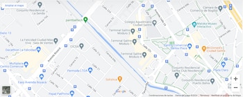 Ubicada en la calle 22 C No. 68 F – 37 - crédito Google Maps