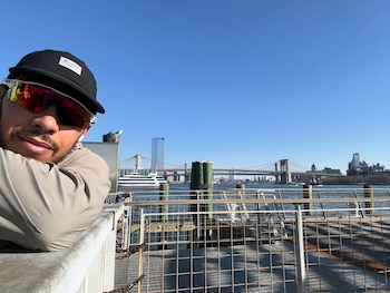 Lewis Hamilton paseó por Nueva