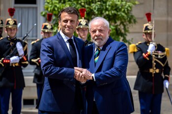 El presidente de Francia, Emmanuel