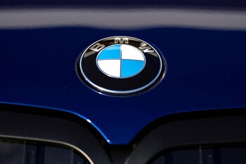FILE PHOTO: BMW logo is