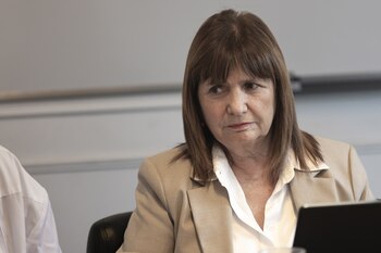 La ministra de Seguridad, Patricia