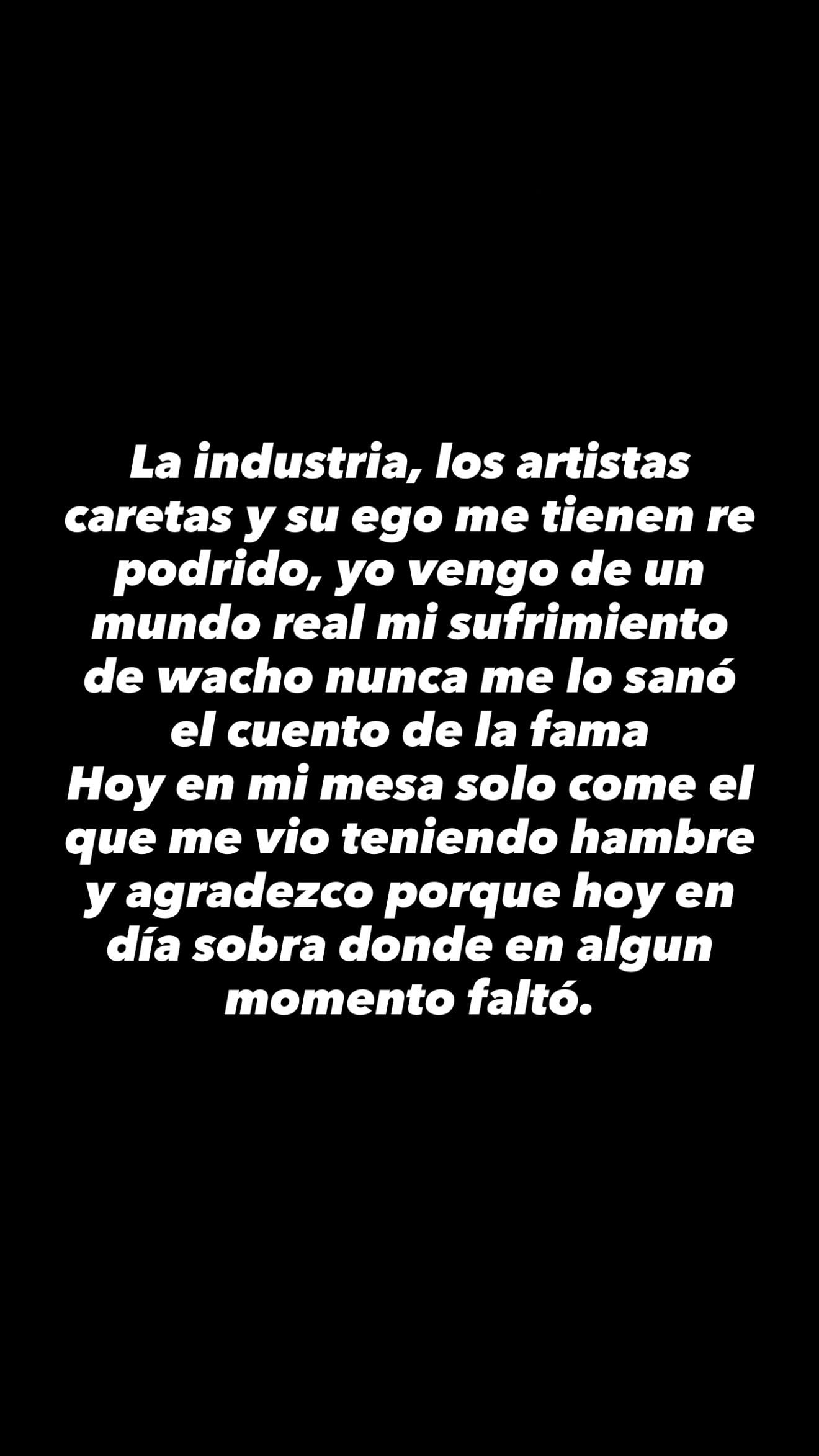 Tiago PZK anunció un cambio artístico y conmocionó a sus fans (Instagram)