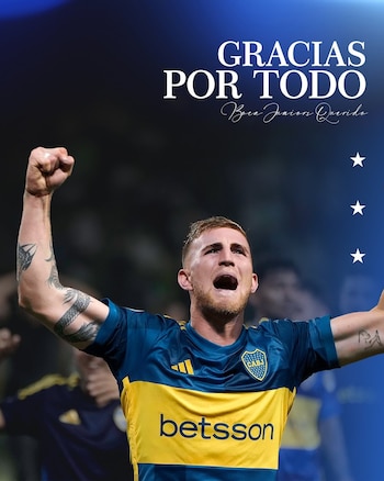 Nicolás Valentini se despidió de