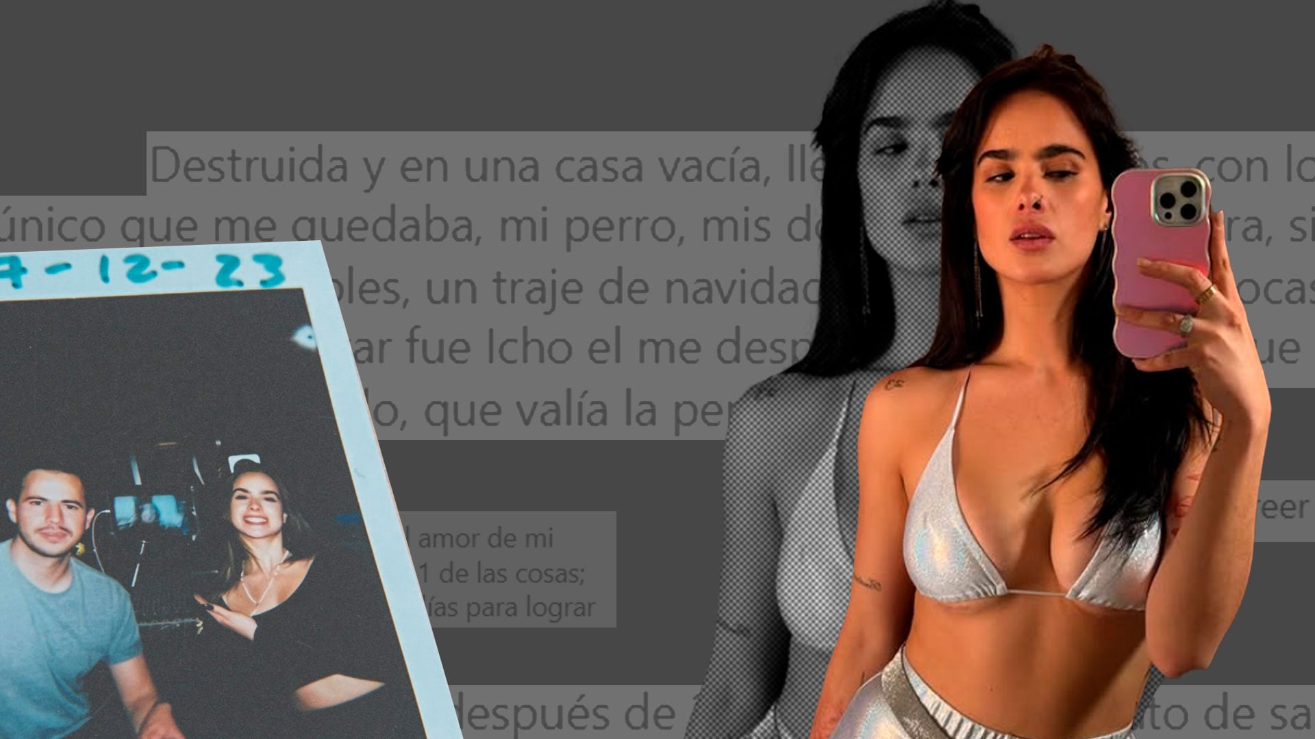 La actriz y cantante compartió un emotivo mensaje en sus redes sociales agradeciendo el apoyo de su pareja Icho Van