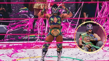 Diez años después de presenciar como aficionada la coronación de su padre, la luchadora del CMLL escribió su propia historia al convertirse en monarca universal de Amazonas. (Foto: Óscar Reyes)