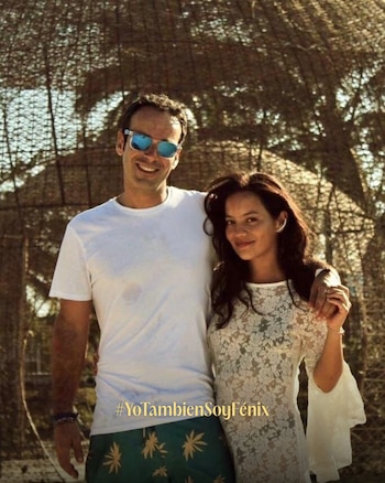 Natalia Reyes y su esposo son los dueños del hotel - crédito fenixbeachcartagena / Instagram