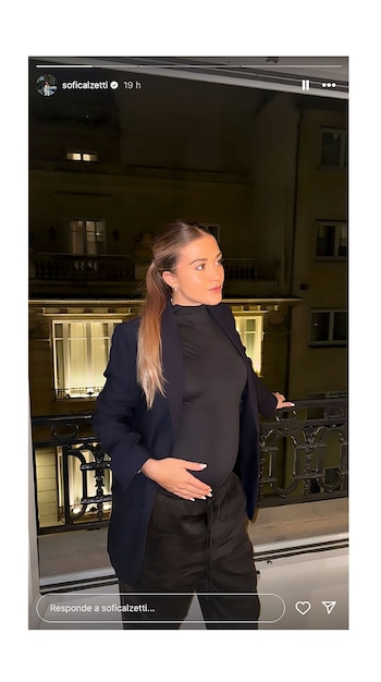 Sofía Calzetti lució su panza