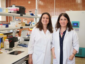 Alicia Rivera y Marina Poncel, dos de las autoras principales del estudio.