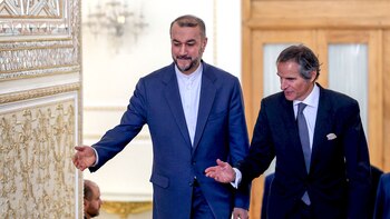 Hossein Amir-Abdollahian recibe a Rafael