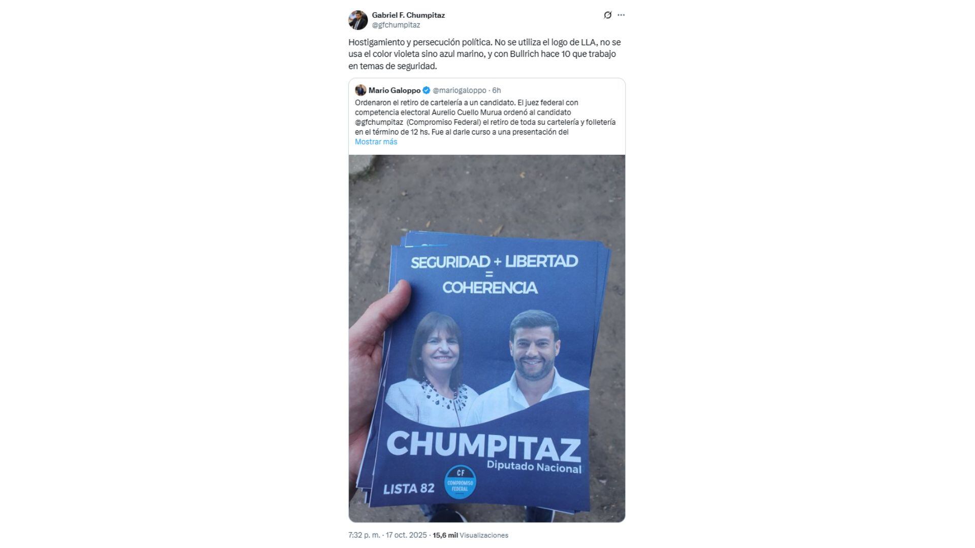 Las explicaciones que brindó el diputado que busca ser reelecto