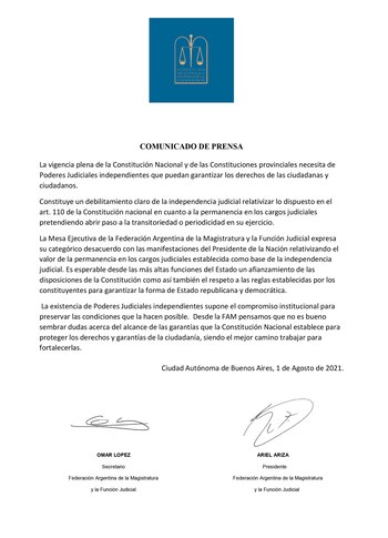 La respuesta de la Federación