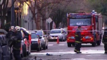 Efectivos de bomberos de la