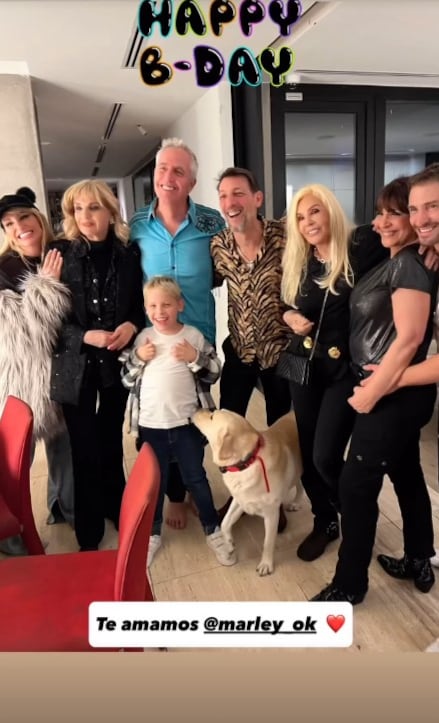Los invitados famosos de Marley se reunieron en el festejo de su cumpleaños (Instagram)