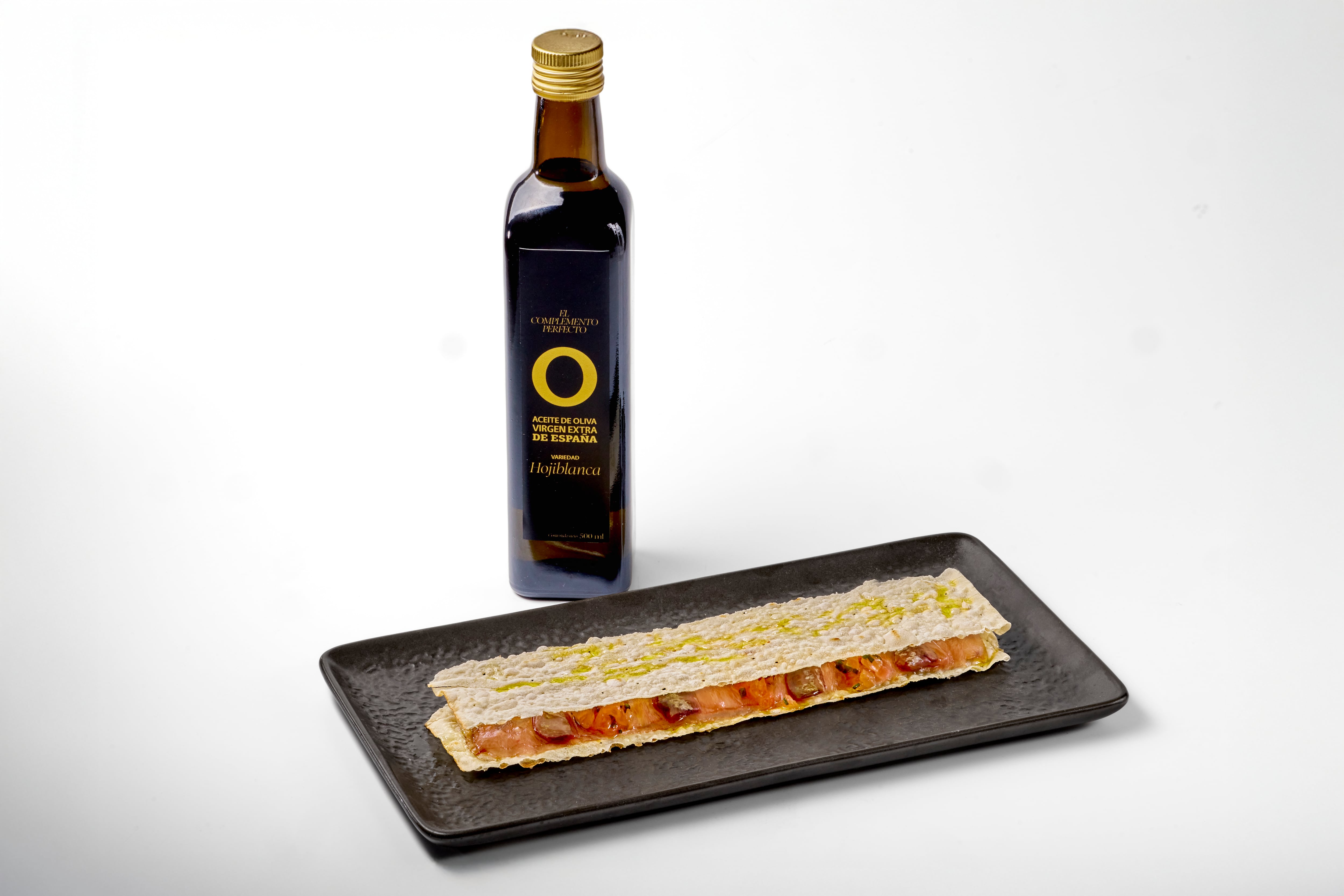 Bocadillo de aceite de oliva Hojiblanca de Paco Roncero. (Cedida por Interprofesional del Aceite de Oliva Español)