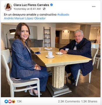 La precandidata a la gubernatura