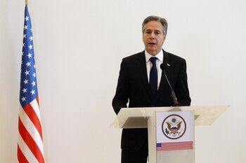 Antony Blinken (EFE/EPA/LEGNAN KOULA)