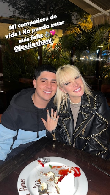 Leslie Shaw se comprometió con