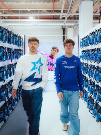 Pierre Gasly y Franco Colapinto ya están pensando en el GP de Miami (@AlpineF1Team)