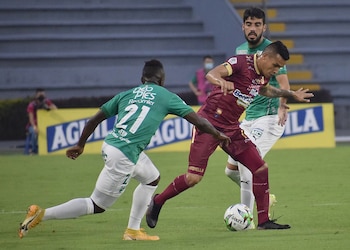Deportes Tolima Vs. Deportivo Cali.