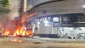 Los disturbios en Santos tras