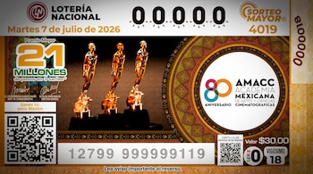 Consulte los números ganadores de los premios más grandes del Sorteo Mayor 4016 de este martes 7 de julio de 2026. (Lotería Nacional)