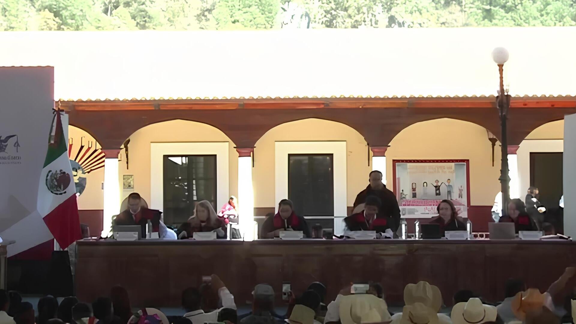 El programa nacional promovido por el ministro presidente Hugo Aguilar Ortiz reúne planteamientos para una impartición judicial cercana, accesible y transparente. Crédito: X/@SCJN Captura de pantalla.