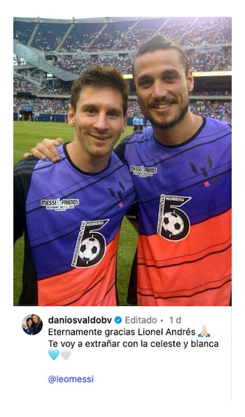 El mensaje de Daniel Osvaldo para Messi tras su despedidad de la selección argentina