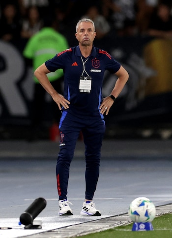 Gustavo Álvarez durante el juego