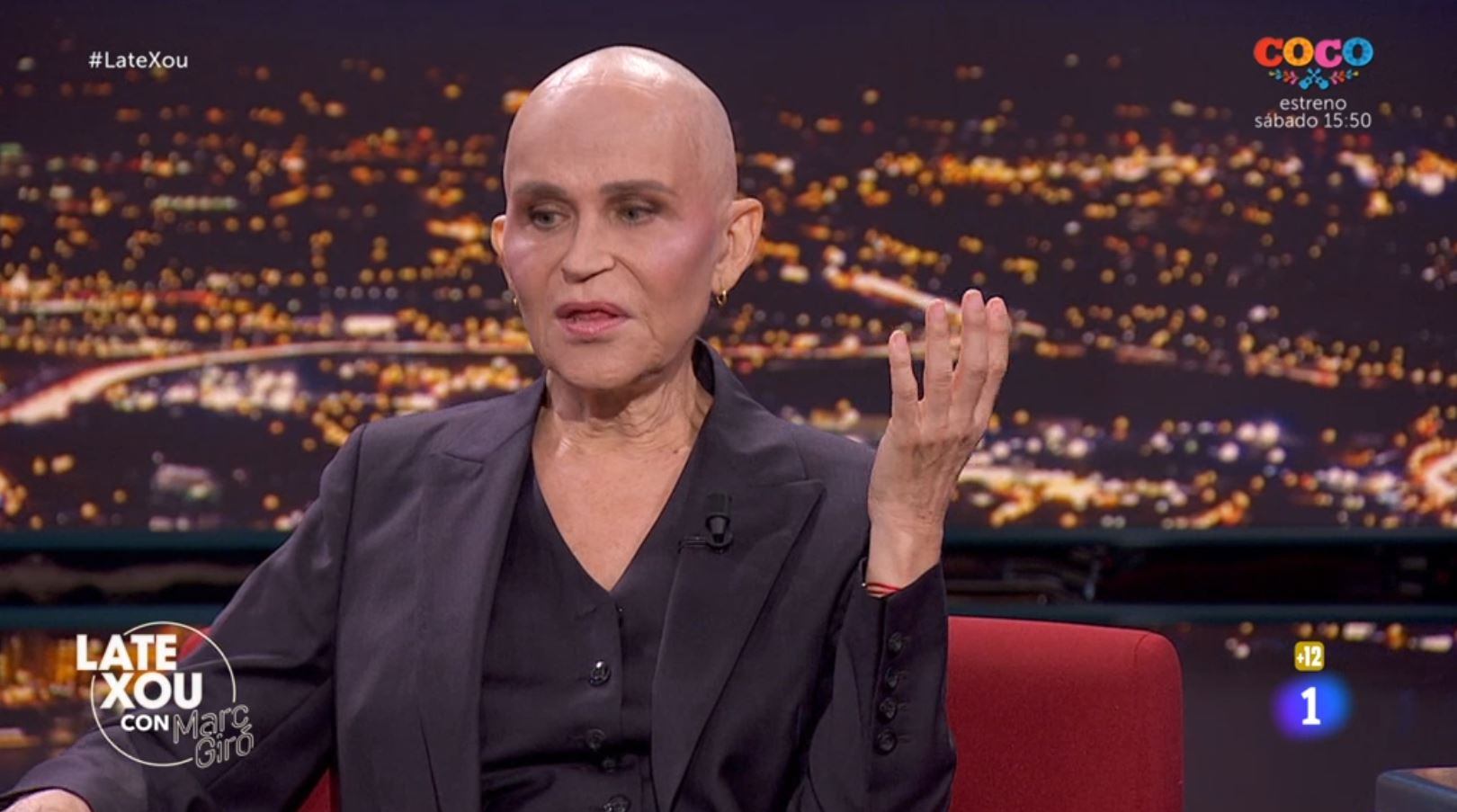 La actriz Antonia San Juan durante el programa