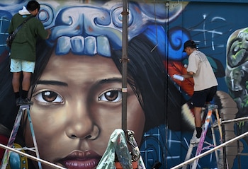 Murales artísticos urbanos que dan otra cara a El Salvador