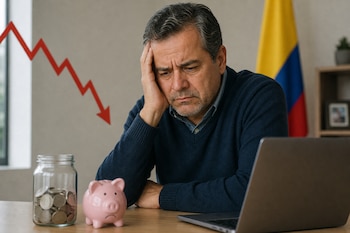 La caída del dólar y de la TRM en Colombia no reduce de forma automática los ahorros en fondos privados de pensiones - crédito VisualesIA/Imagen Ilustrativa Infobae