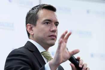 El presidente electo de Ecuador,