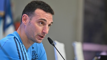 Lionel Scaloni habla antes del amistoso de la selección argentina ante Mauritania en la Bombonera