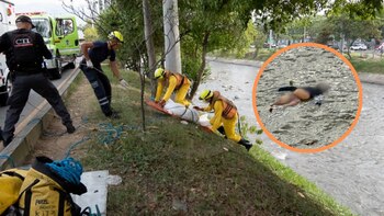 Rescataron un cadáver en el