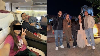 Said Palao inicia un viaje familiar a África junto a su hija y se reencuentra con Alejandra Baigorria