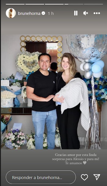 Brunella Horna llegó a casa