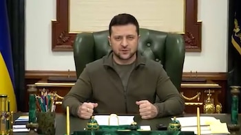 El presidente de Ucrania, Volodimir