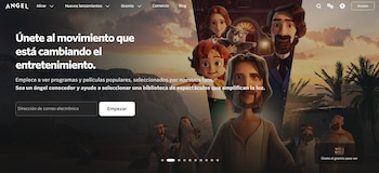 Angel Studios distribuye sus contenidos a través de una aplicación propia, manteniendo el acceso gratuito gracias a donaciones y el sistema Pay It Forward. (Angel Studios)