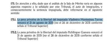 Sentencia de la Corte Suprema