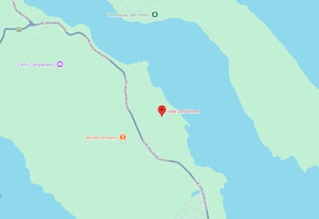 La zona donde cayó el vehículo de la familia, a unos 15 kilómetros del Centro Cívico de Bariloche